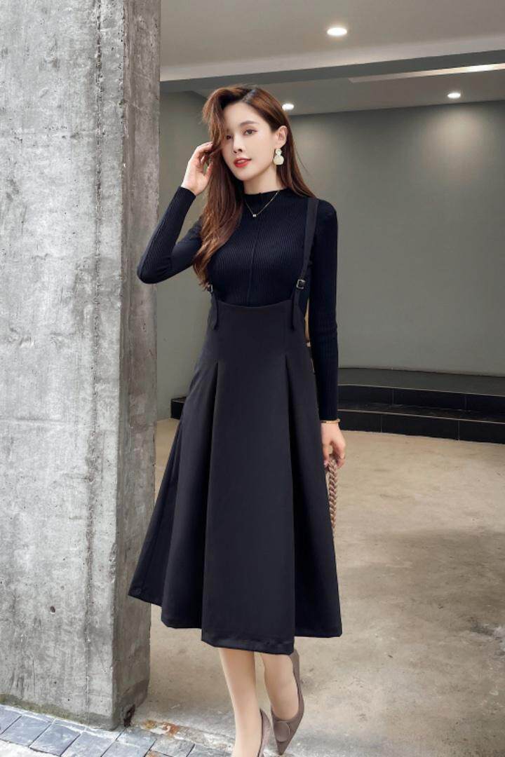 2021现货白搭气质款休闲背带裙，其它，秀水百合