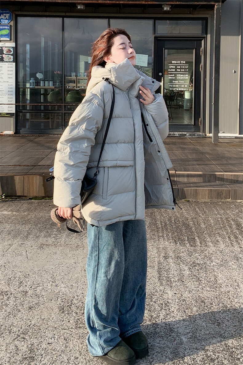 新款已出货连帽羽绒服2C007-192-P265-K398,女装羽绒服,2C007
