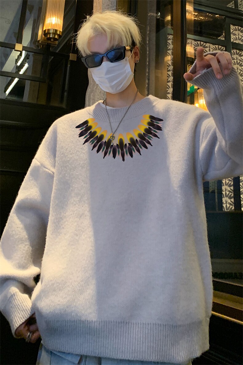 高质量！秋冬季半高领毛衣男士加绒加厚线衣针织衫男DMY546-特P38,男装针织衫/毛衣,电商B371
