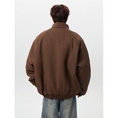 MFDD012-P80冬季日系竖条纹美拉德棉衣男宽松保暖棉服外套，男装棉衣，星座712A-1