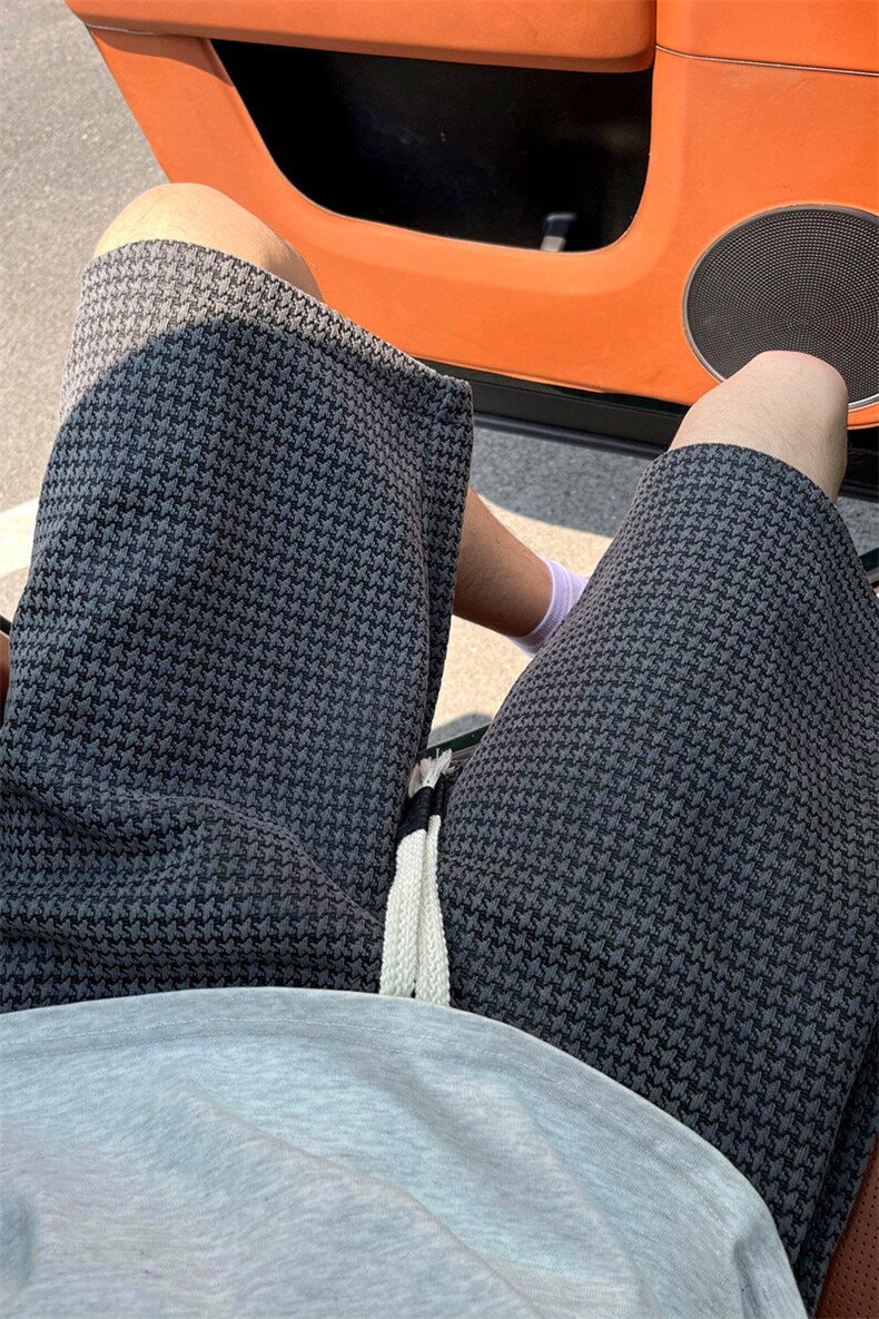 ！2025夏季新款男士提花短裤情侣潮牌五分裤DK345特P25控49,男装休闲裤,电商B220