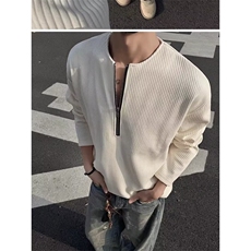W21-P36拉链毛衣外套，男装针织衫/毛衣，电商B323A