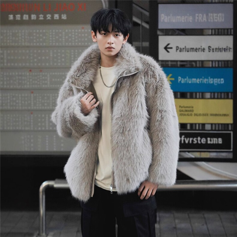 WT144-P120潮牌男装时尚百搭加厚保暖外套韩版仿皮保暖立领大衣,男装棉衣,星座1501-3