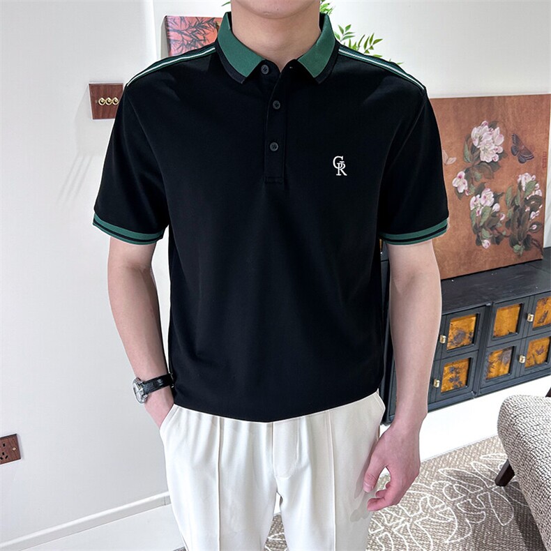 夏季男短袖polo衫翻领上衣体恤轻熟半袖保罗衫A3104-P50,男装Polo衫,星座1012-1