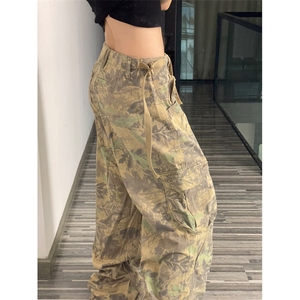 【网图有货】迷彩工装裤男女美式复古vibe伞兵裤子MCK01WW-特P50图片