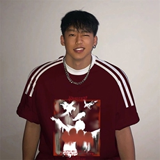 夏季美式高街重磅纯棉三条杠织带撞色男女短袖T恤ZD515-特P30，男装T恤，电商A486