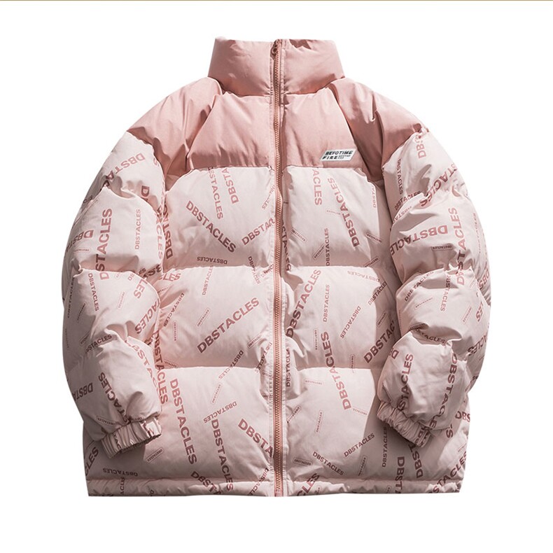 新款双面穿棉服宽松时尚港风青少年棉袄外套MY20815P-60,男装棉衣,电商A128