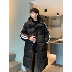 90%绒羽绒服D5580-TP235328情侣休闲宽松百搭潮牌长款外套，男装羽绒服，电商A102
