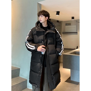 90%绒羽绒服 D5580-TP235328 情侣休闲宽松百搭潮牌长款外套图片