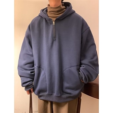 卫衣男潮牌秋冬高街hiphop加绒款外套A26P40，男装卫衣，星座1116-2