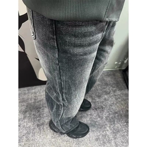闪电纹牛仔裤男款百搭休闲风格vibe长裤RK3355-P45图片