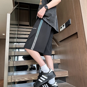 2024 夏季新款 内景大码美式菠萝格织带短裤M-5X HK24307-P35图片