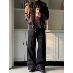 羊羔绒毛棉袄男士冬季2025新款加厚加绒棉衣冬装情侣棉服外套图片