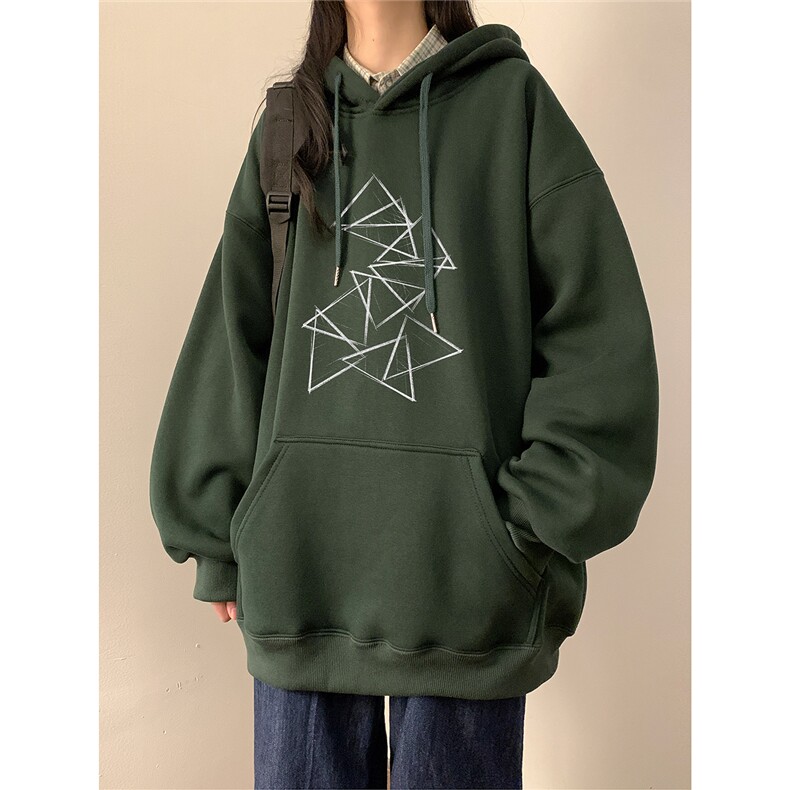 秋冬连帽卫衣女秋冬学生休闲宽松上衣D328-WY23051-P55厚款P65，女装卫衣/绒衫，电商D328