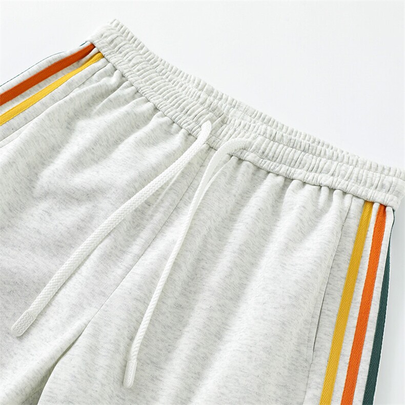 白底-美式高街短裤男夏季潮流宽松百搭五分裤9033-P32,男装休闲裤,电商B380（原B361）