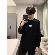 现货已做版权美式潮牌重磅88logo男女纯棉宽松长袖WY88-P28控48，男装卫衣，星座205-5