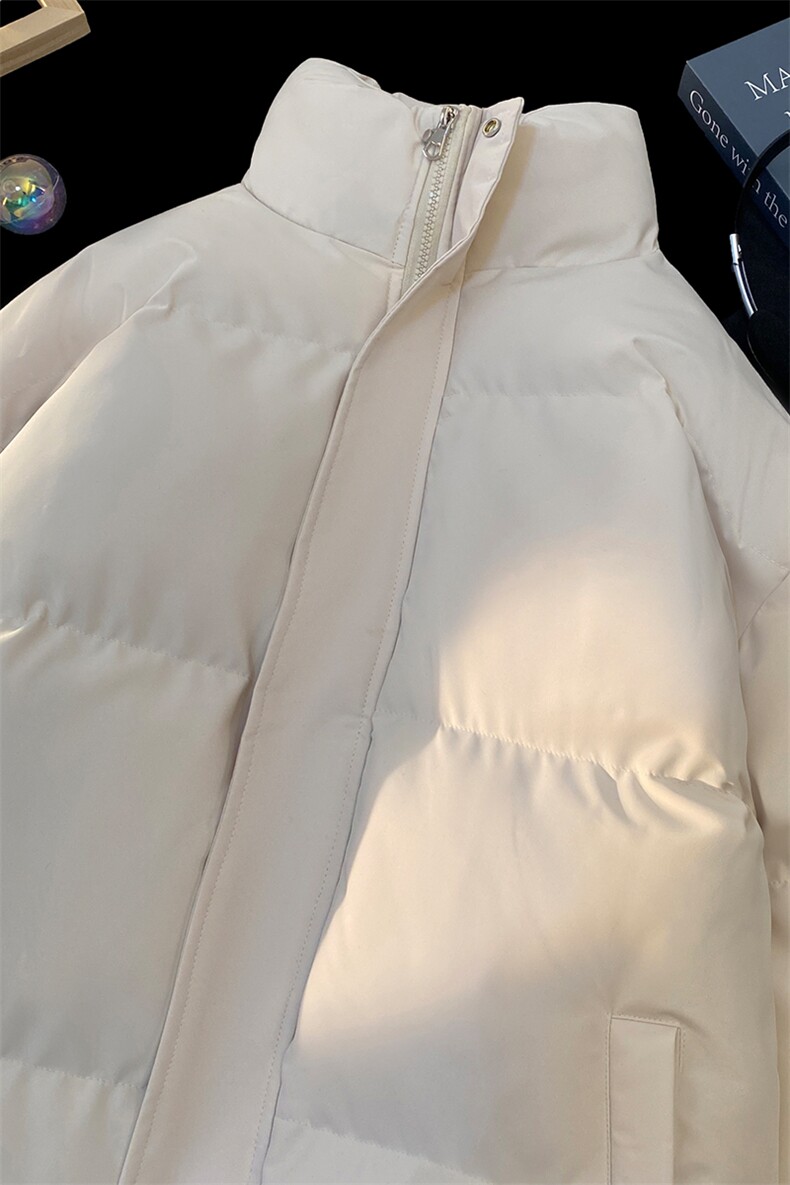特批毛毯纯色时尚宽松面包服保暖立领棉服A247-MY2276特批55控95,男装棉衣,电商A247