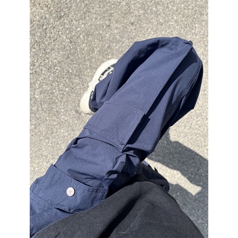 【网图有货】藏蓝色工装裤男款户外美式机能冲锋裤KZA139CC-特P43,男装工装外套,星座1007（原301D）