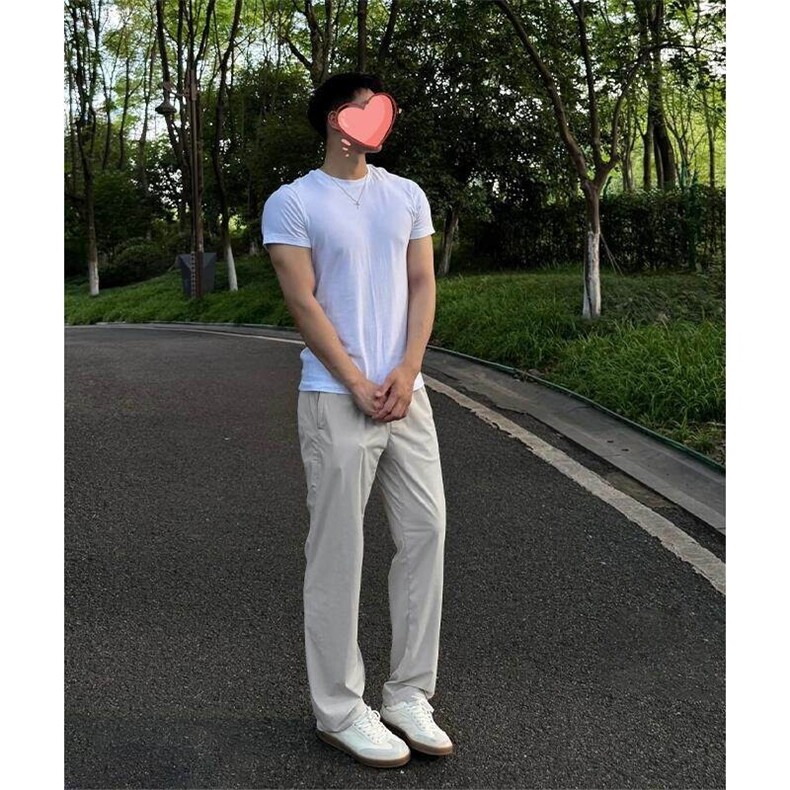 （网图慎用）特批P42无差价骑行冰感冰丝速干运动休闲裤男K5976B,男装休闲裤,电商A001