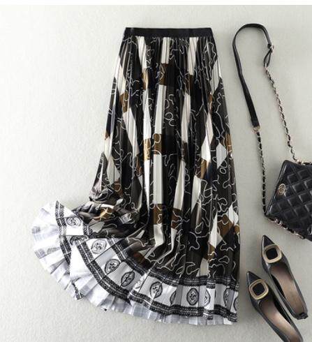 【现货】夏季，定位花描黑工艺半裙，女装半身裙，1.2.3.4