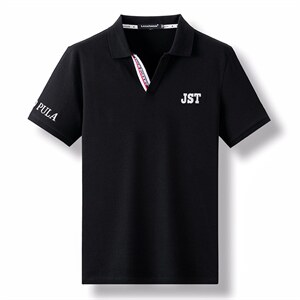 T恤男士短袖2023夏季新款男时尚简约Polo打底衫中年舒适男装上衣图片