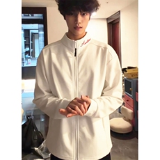 刺绣德绒打底衫男款冬季健身跑步运动训练服立领修身卫衣WW13，男装T恤，星座1116A（原606A-3）