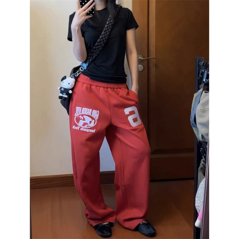 三色刺绣美式复古涂鸦卫裤休闲裤ZK0461-特批40,男装休闲裤,星座313A(原308A-2)