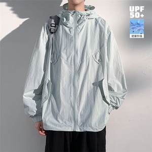 【UPF50+防晒衣】X2380-TP45控价78 夏季宽松防晒服连帽防晒衣图片