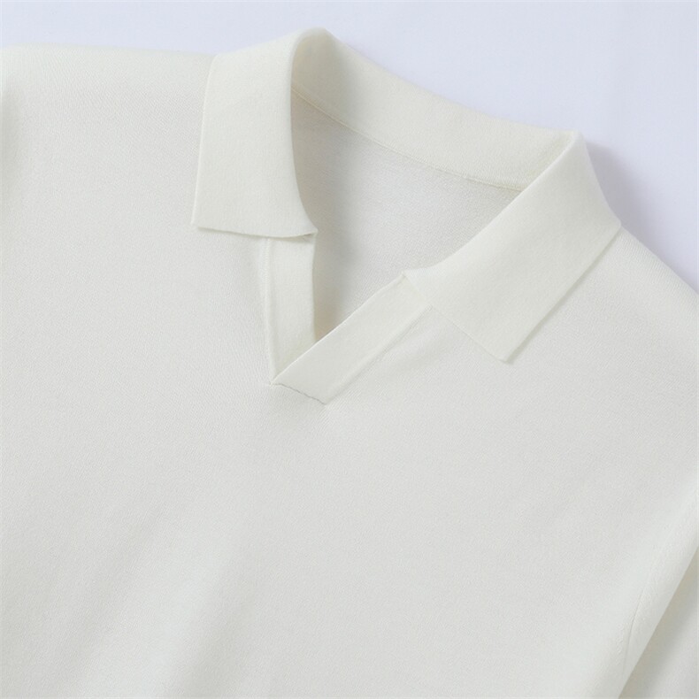 男士POLO领套头休闲百搭，男装羊毛衫，宇灿羊绒