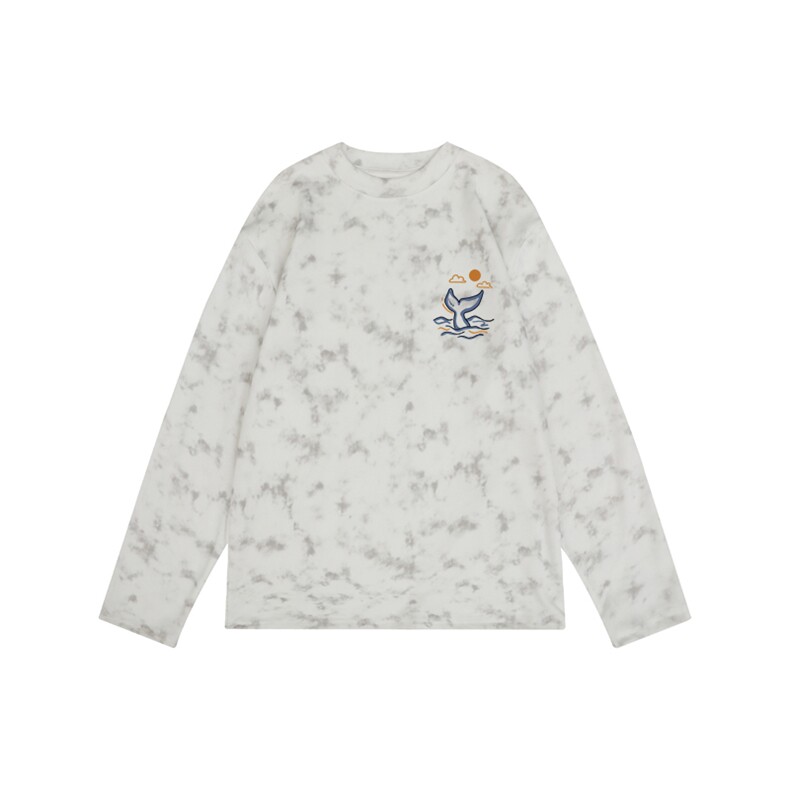 260克重磅扎染德绒圆领打底衫【有货】HD019-DR25357RL-P25图片