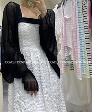 现货提花格子吊带裙?空调衫，女装背心吊带，东町