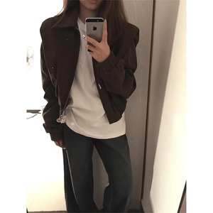 网图有货 春季新款韩系超火高级感显瘦初春夹克男女 A1348-P66图片