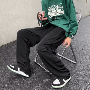 夏季新款潮牌ins宽松直筒垂感西裤男高街阔腿休闲裤 K4337-P32图片
