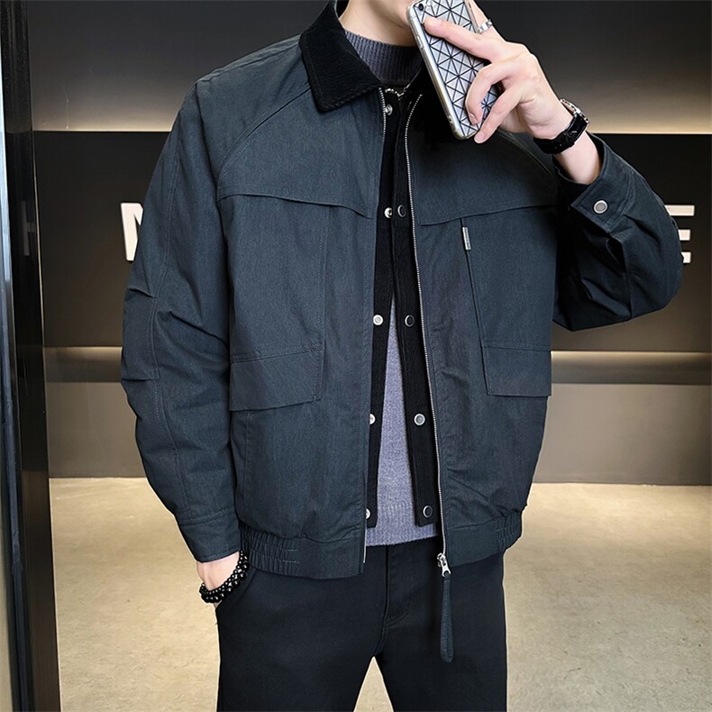 标羽绒服男冬季高品质得物主推外套男士工装羽绒袄子8679-P235,男装羽绒服,电商D327
