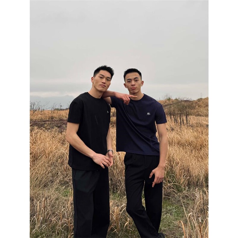 网图有货美式战马印花短袖T恤男女日常纯棉圆领情侣上衣A520-P25,男装T恤,星座1505