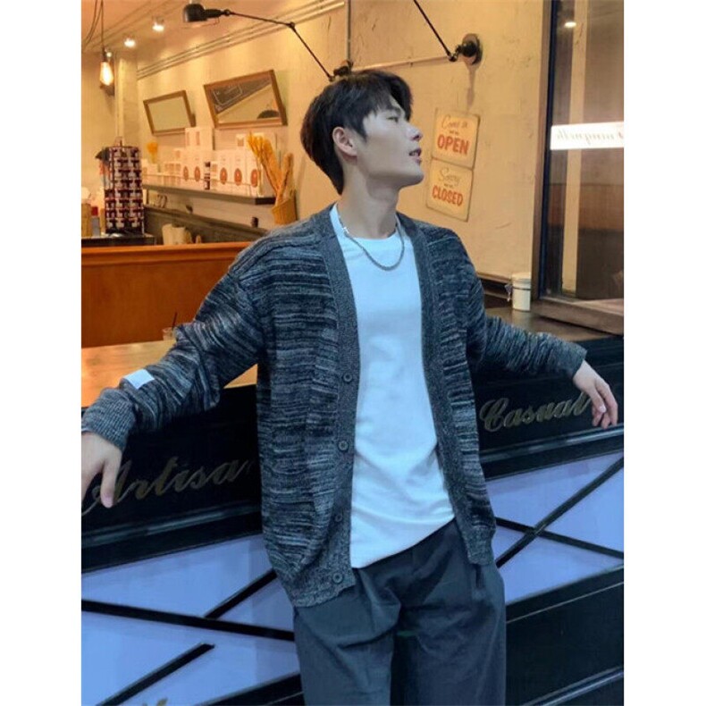 春秋季开衫毛衣男时尚潮流百搭潮牌轻熟外套宽松休闲M8216,男装针织衫/毛衣,星座1116A（原606A-3）