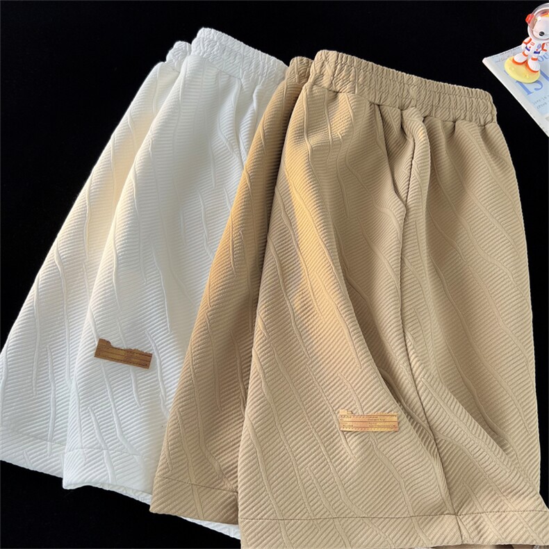 23新款美式肌理感贴标宽松短裤A316-1-k1130p35控48,男装牛仔裤,星座906（原电商a316-1）