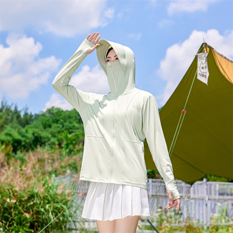 UPF50+冰丝防晒衣女夏2025新款防紫外线原纱防晒服薄款外套,女装防晒衣,可可小西