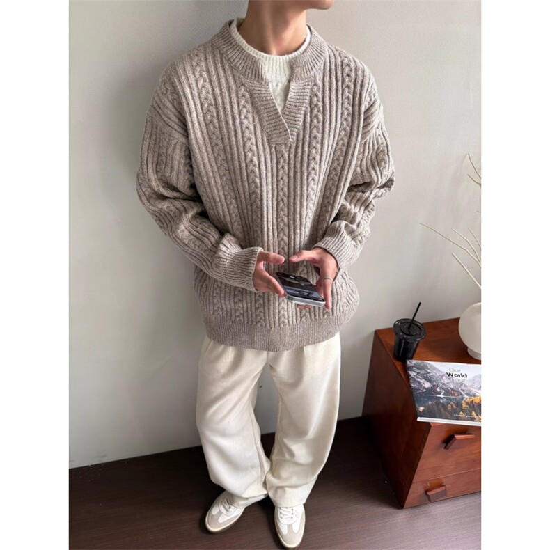 JY430-P60圆领毛衣针织衫男潮牌帅气,男装针织衫/毛衣,星座1501-3