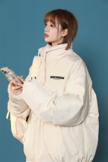 凯旋白鸭绒中性冬季潮流设计感抽绳立领羽绒服YR214P195控258，男装羽绒服，A247A