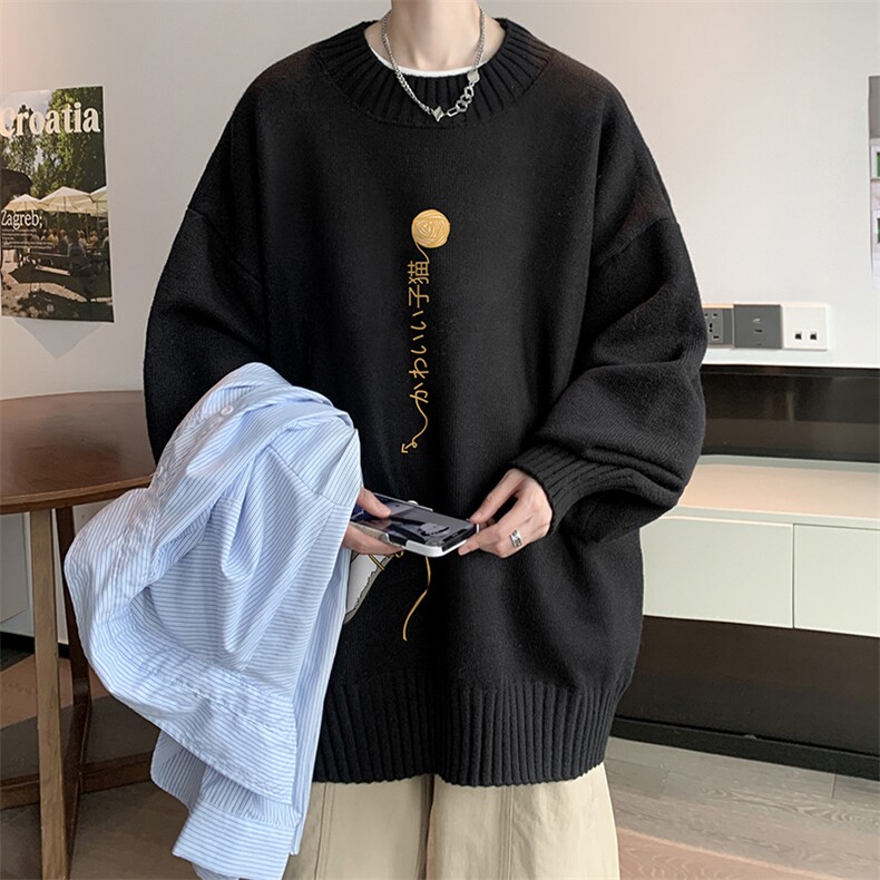 半高领毛衣男士大码针织衫男毛线衣男M18013-P45加绒款-P65,男装针织衫/毛衣,电商A040