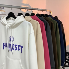 抖音品质现货2025春装新款美式休闲连帽卫衣A158-WY68-P48特价，男装卫衣，电商A158