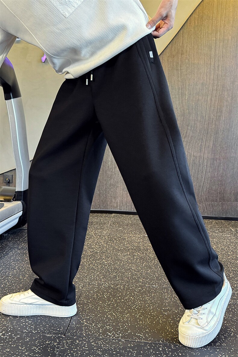 男士秋季新款直筒宽松休闲弯刀卫裤A368-K8862-P78,男装休闲裤,电商A368