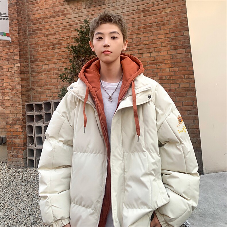抖音供应 现货！三防冬季加厚假两件羽绒棉衣外套棉服BM8820特P98图片