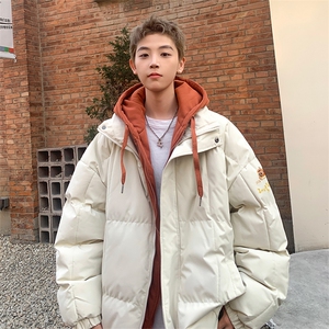 抖音供应 现货！三防冬季加厚假两件羽绒棉衣外套棉服BM8820特P98图片