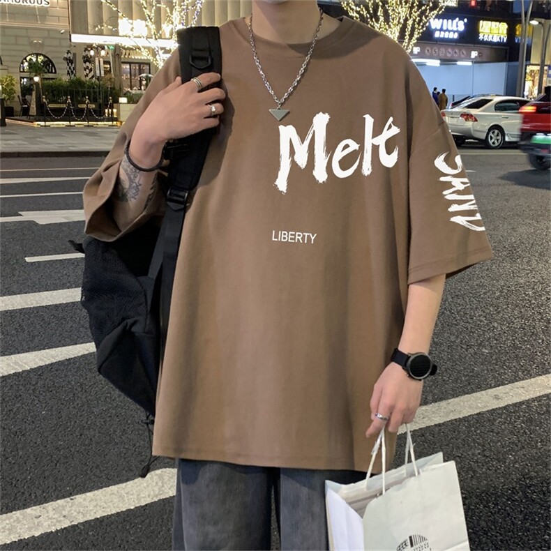 230g重磅纯棉!夏季短袖t恤男半袖男DSA028-MDTP733-P25,男装T恤,电商A028