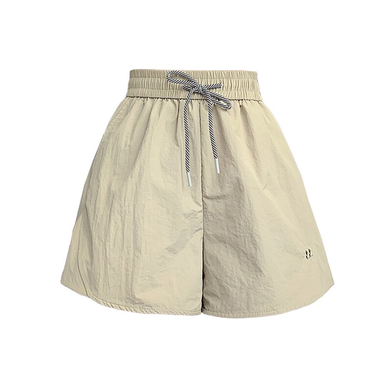 百搭高腰工装速干短裤女夏松紧腰a字宽松显瘦热裤休闲运动裤,女装短裤/热裤,梦白服饰厂