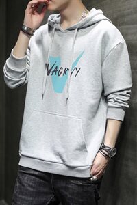 卫衣男潮ins宽松秋季连帽外套印花休闲日系衣服潮流DF167T图片