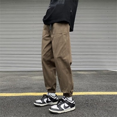 束脚工装裤潮牌ins百搭高街男款男春秋季宽松休闲裤K6121-P35，男装休闲裤，星座512-2