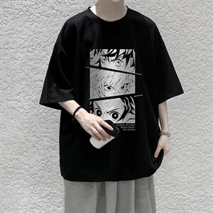 HT73176-P22 华夫格t恤男短袖男大码五分袖 大皂风图片